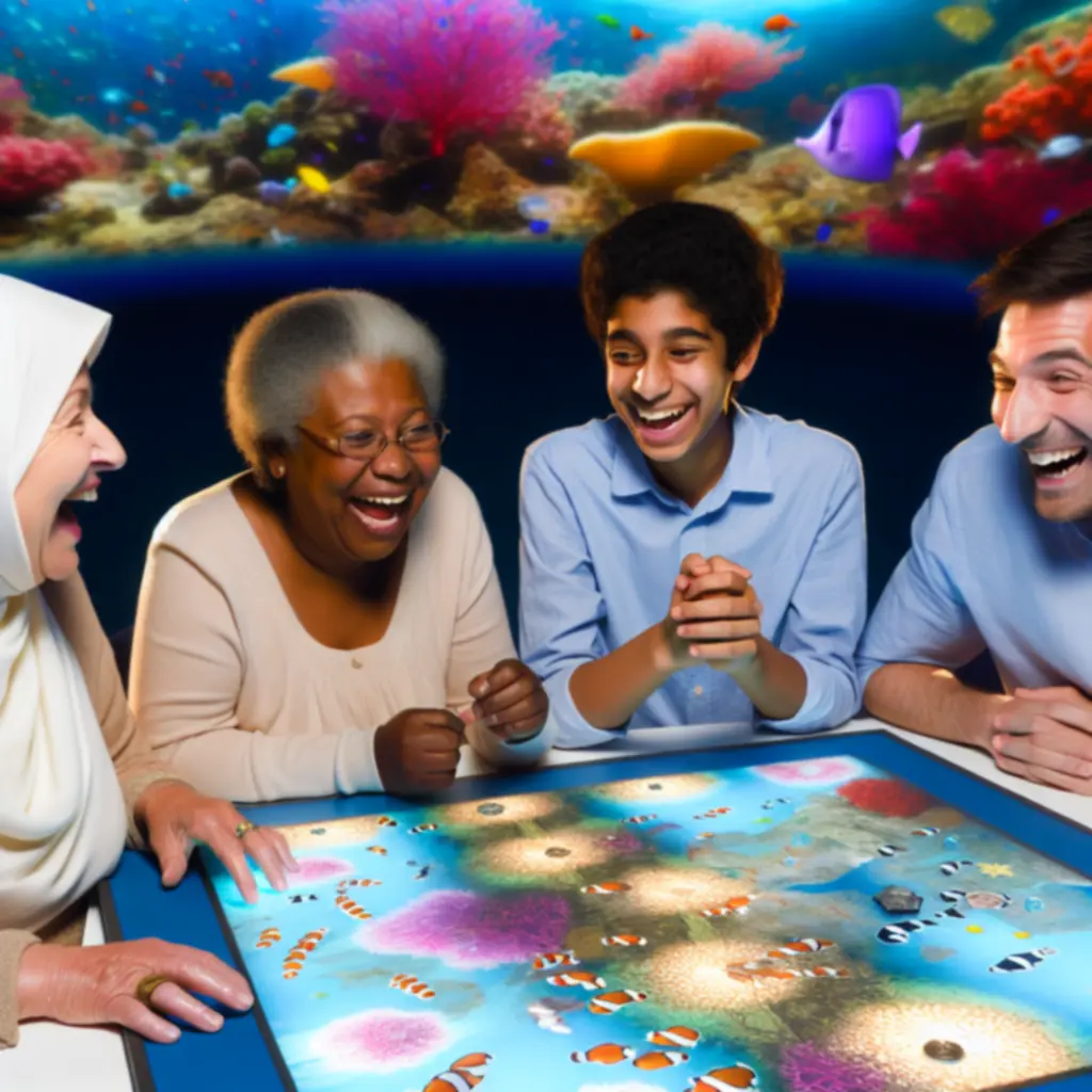 Planszówka z motywem oceanicznej przygody w akcji