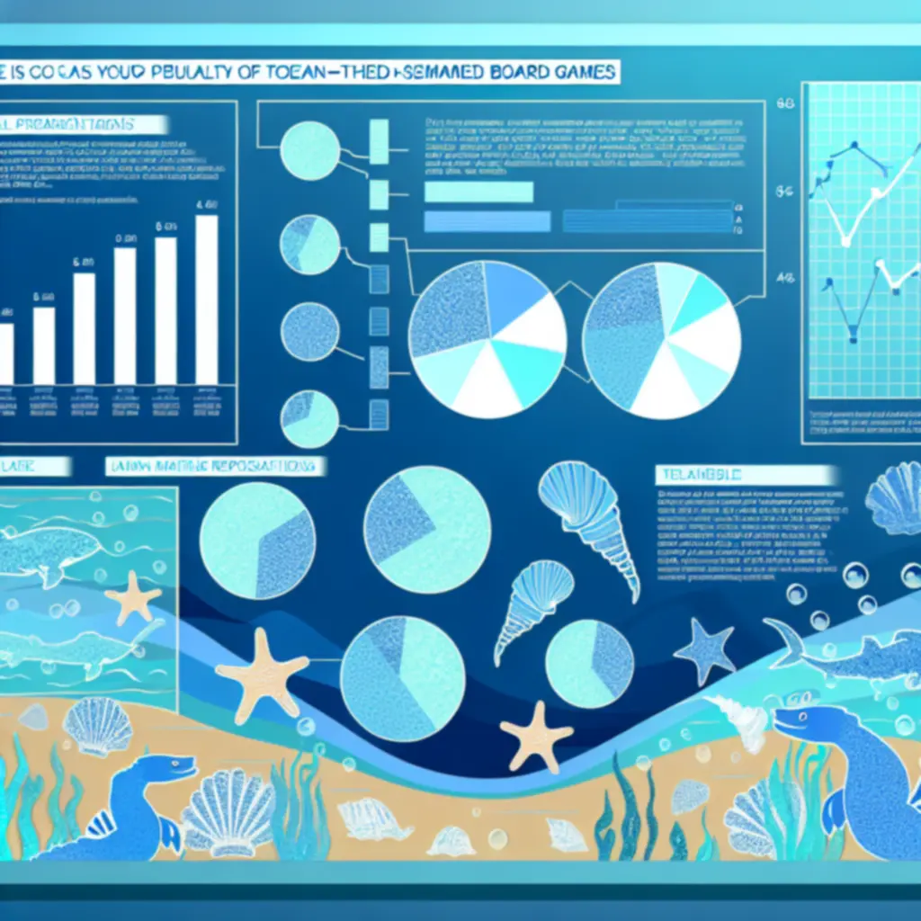 Infografika: Statystyki popularności gier planszowych o tematyce oceanicznej